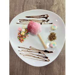 PALETA DE FRESA CON CREMA